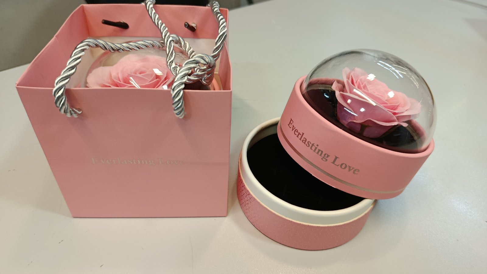 علبة إكسسوار وردة زهرية